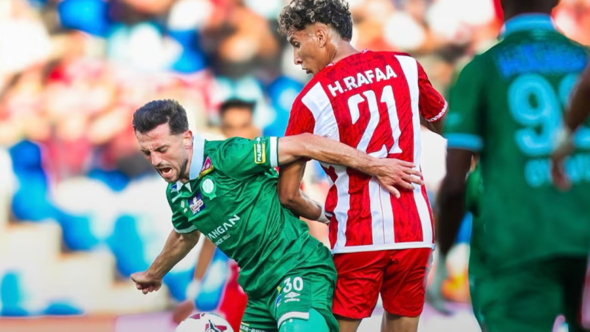 الكوكب المراكشي يهزم الرجاء ويواصل تقدمه في ترتيب الدوري المغربي