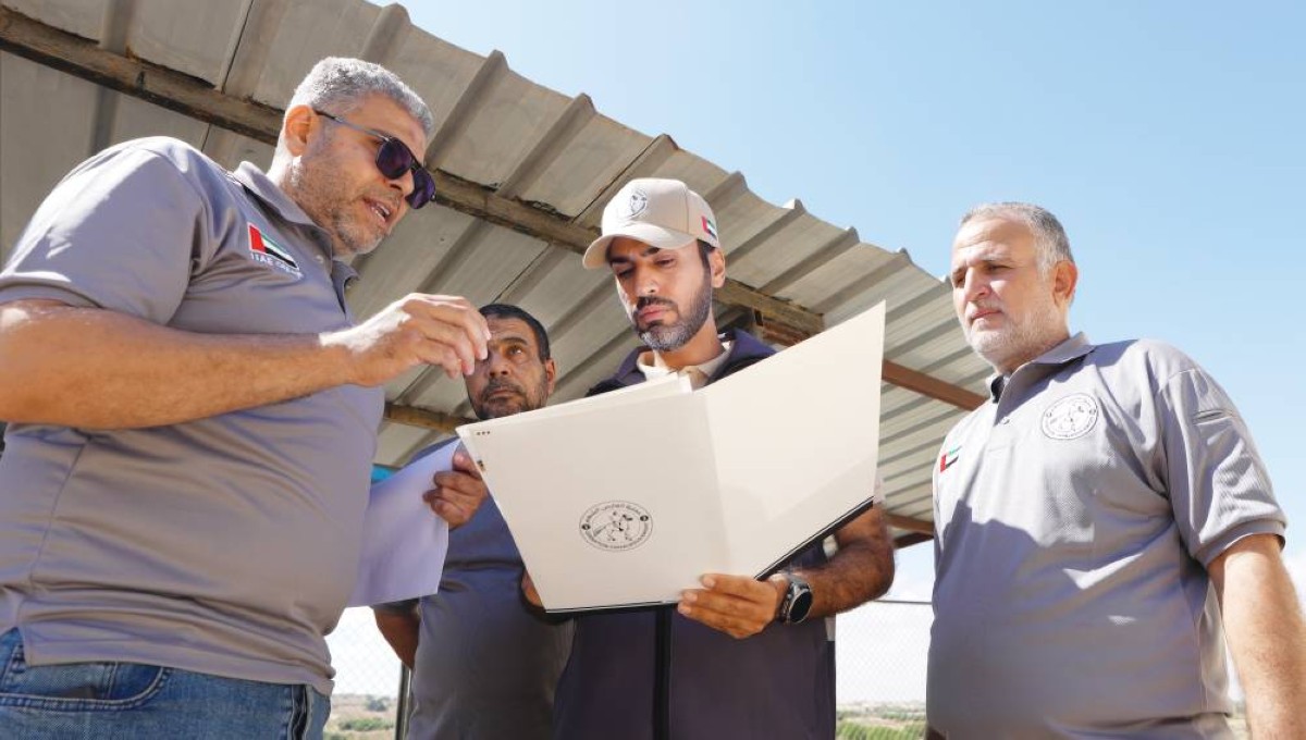 مشاريع إنسانية حيوية تنفذها دولة الإمارات لدعم السكان في قطاع غزة