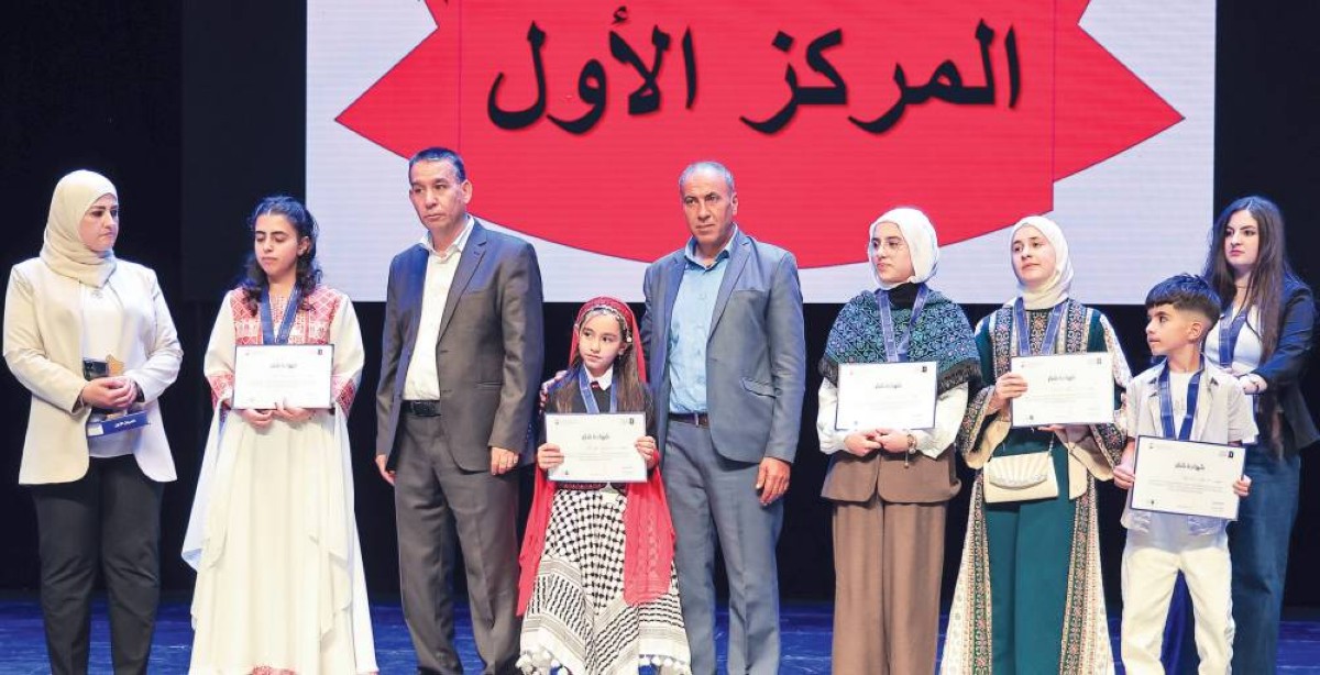 من فعاليات تتويج بطلة فلسطين