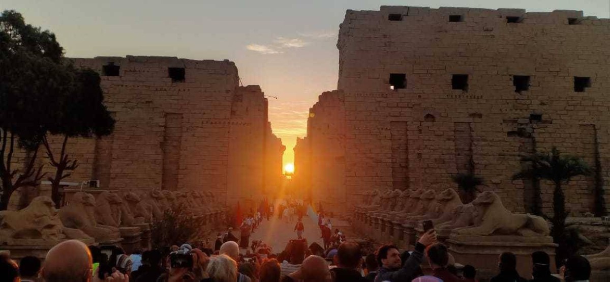 الشمس تتعامد على معابد الكرنك في مصر.. غداً