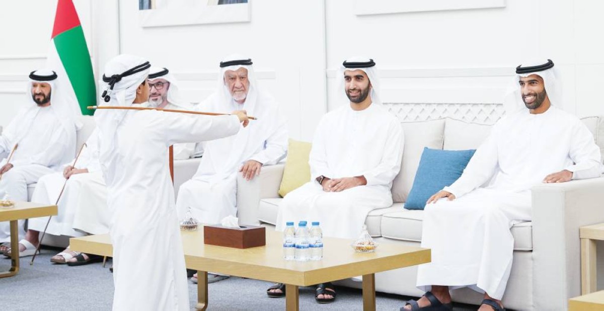 خالد وصقر بن سعود خلال العرس