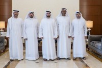 راشد بن حمدان يستقبل وفد اللجنة العليا لسباق القفال الـ 35