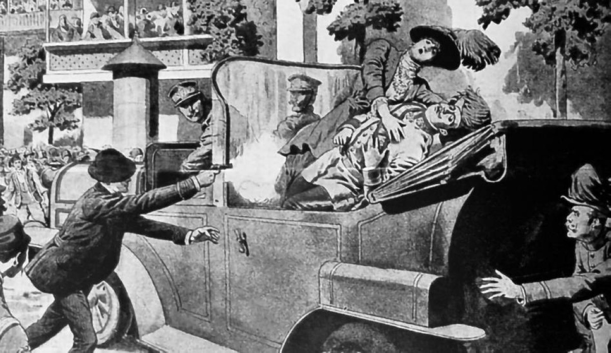 1914 - اغتيال الأمير النمساوي فرانس فرديناند.