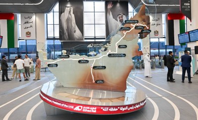 أبوظبي تستقبل أولى رحلات قطار الركاب