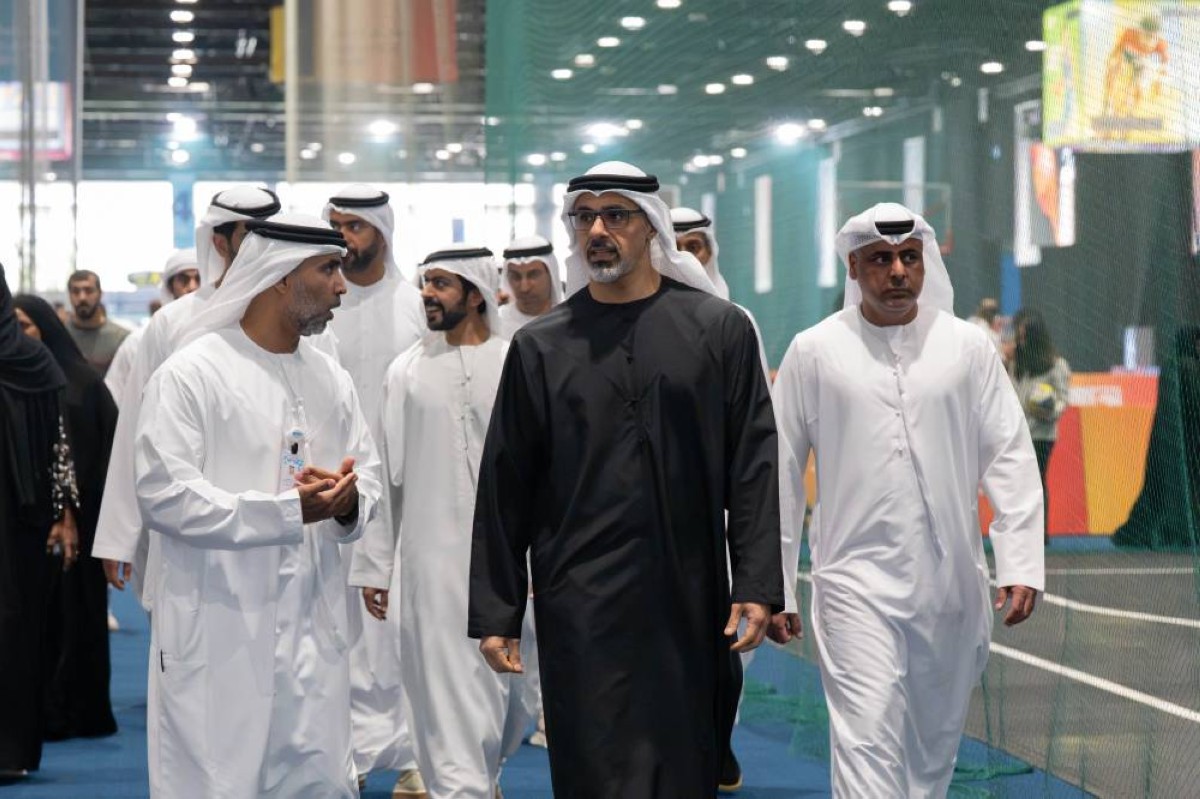 خالد بن محمد بن زايد يشهد جانباً من فعاليات النسخة الخامسة من «صيف أبوظبي الرياضي»