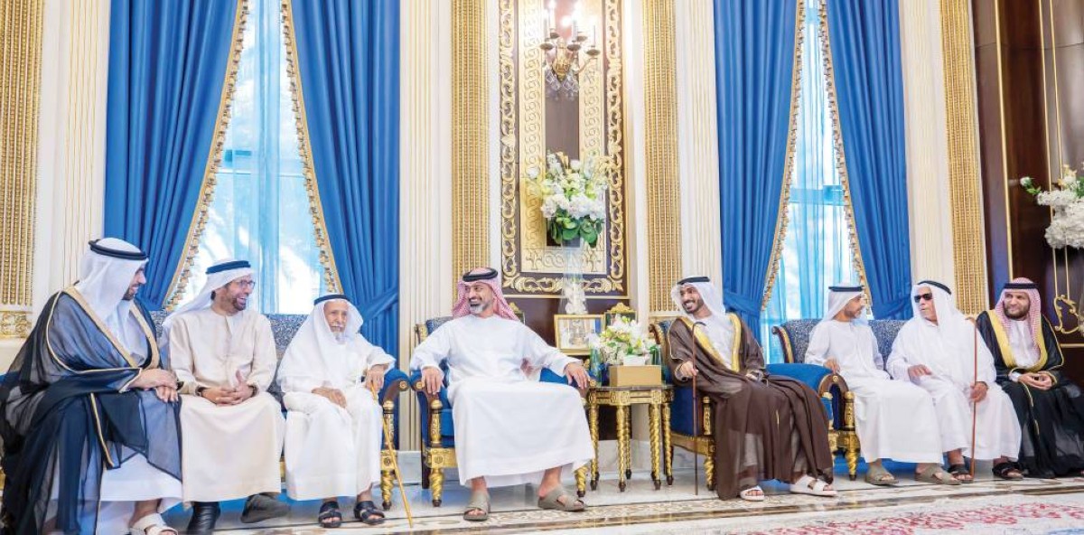 عمار النعيمي خلال حفل الاستقبال