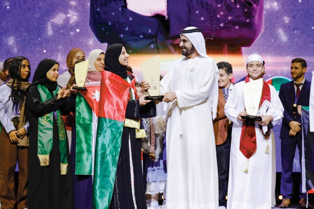 محمد بن راشد حريص على الارتقاء بوعي الأجيال وإحداث نهضة قرائية ومعرفية شاملة 