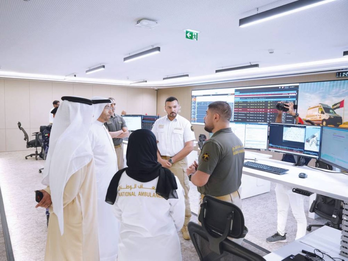 وزير الصحة يفتتح المقر الرئيسي الجديد للإسعاف الوطني في أبوظبي