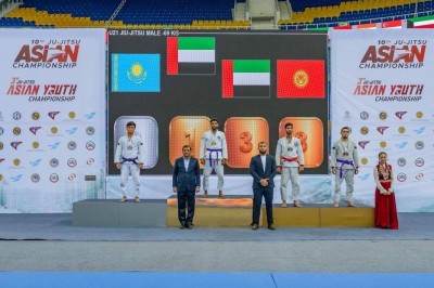 55 ميدالية ولقب الكبار حصيلة مشاركة منتخب الإمارات في بطولة آسيا للجوجيتسو