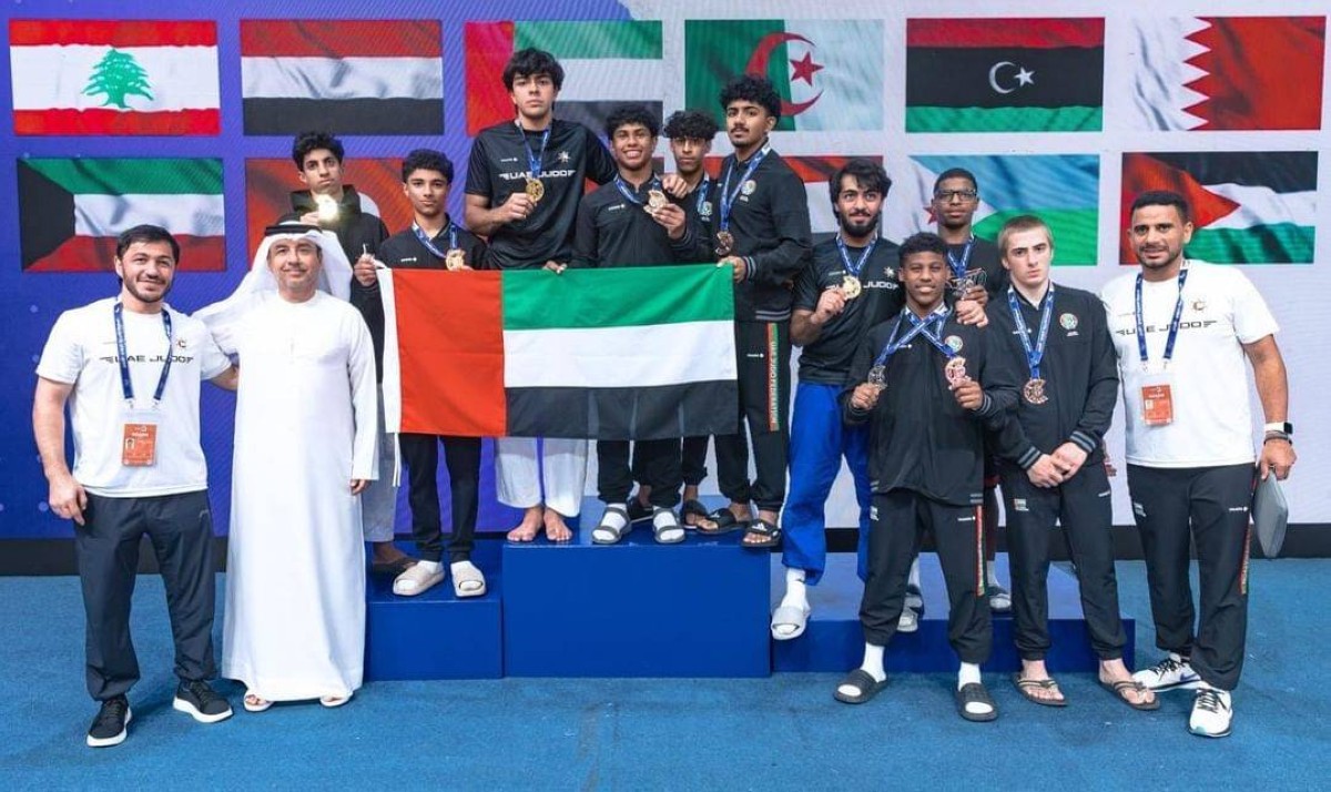 منتخب الإمارات للجودو يرفع رصيده إلى 11 ميدالية في البطولة العربية بالأردن