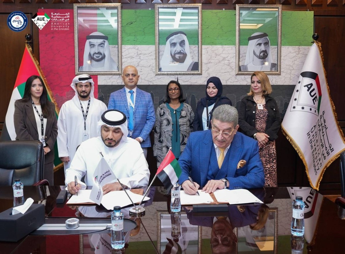 50 % خصماً من الجامعة الأمريكية في الإمارات لأبطال العرب في الدراجات