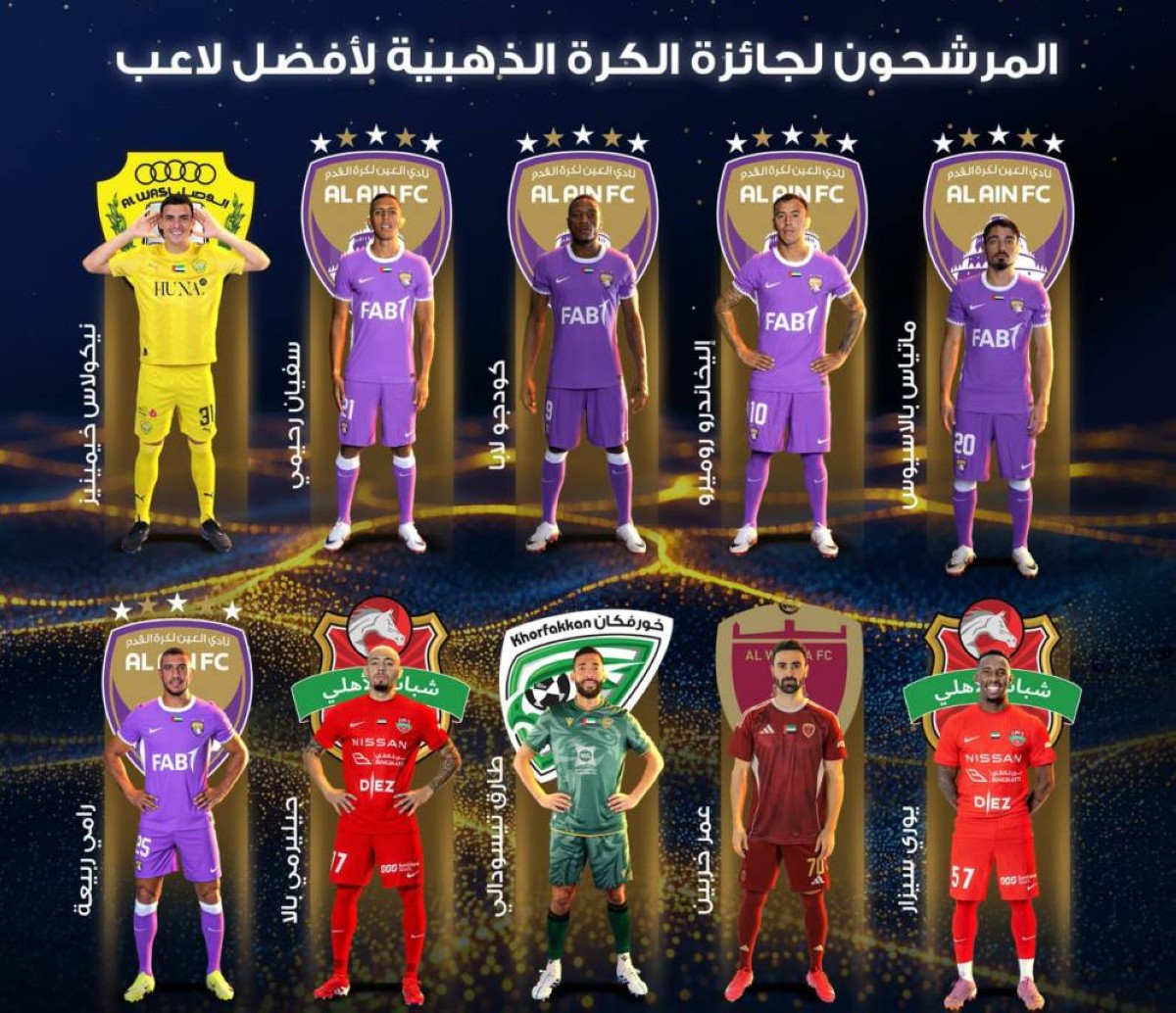 رابطة المحترفين تكشف عن المرشحين لجوائز الأفضل لموسم 2025-2026