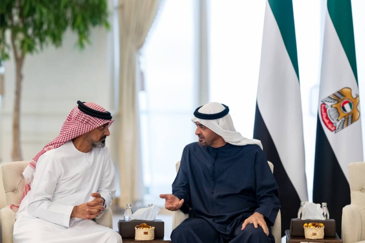 رئيس الدولة يستقبل ولي عهد عجمان