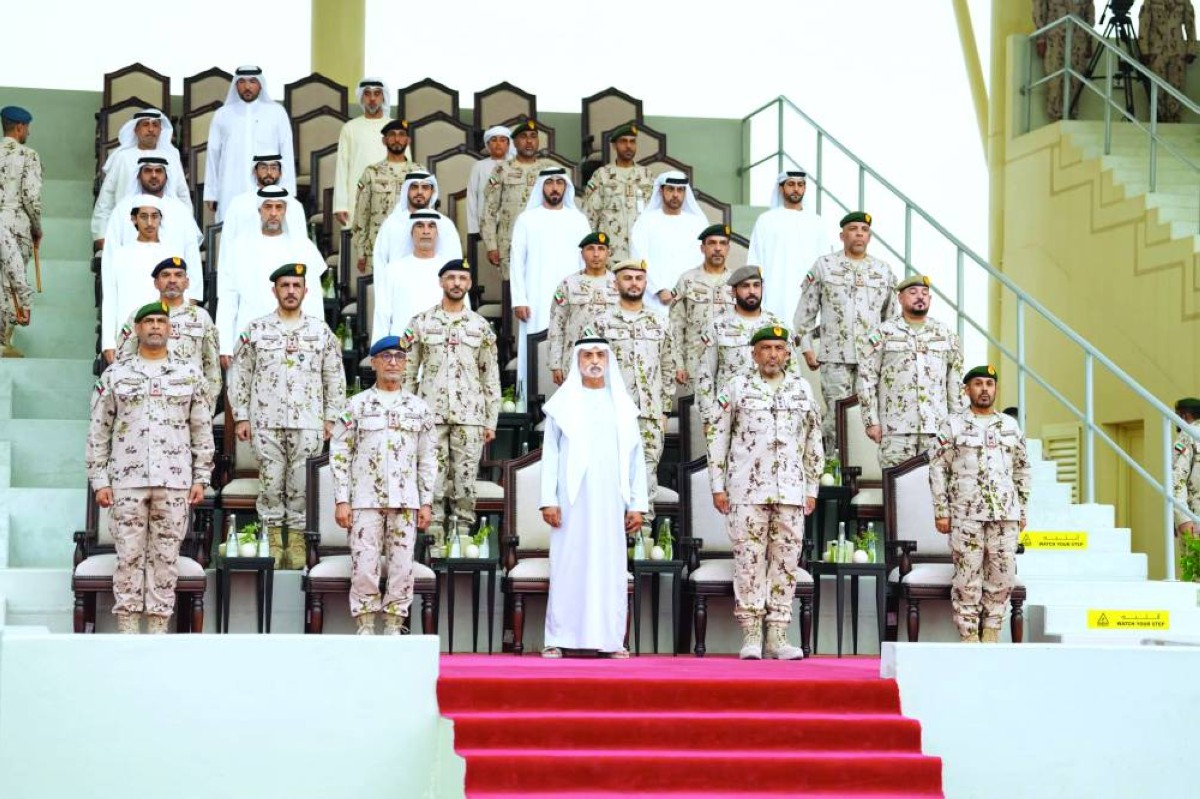 نهيان بن مبارك يشهد تخريج الدفعة الـ24 من مجندي الخدمة الوطنية