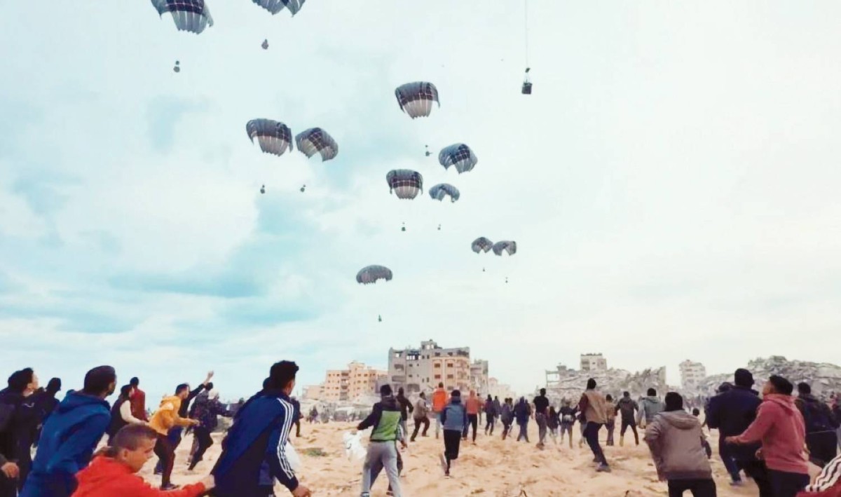  «طيور الخير» أسهمت في تخفيف معاناة أهالي غزة 