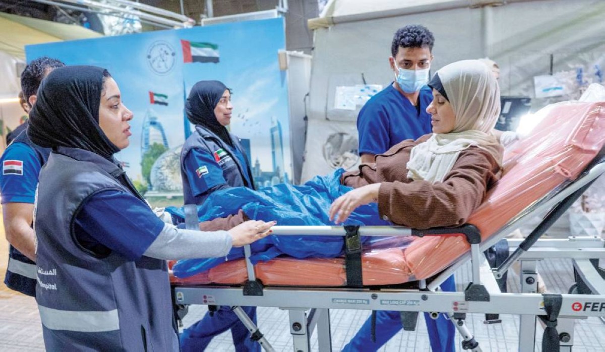  المساعدات الطبية من الإمارات أنقذت حياة عشرات الآلاف في قطاع غزة 