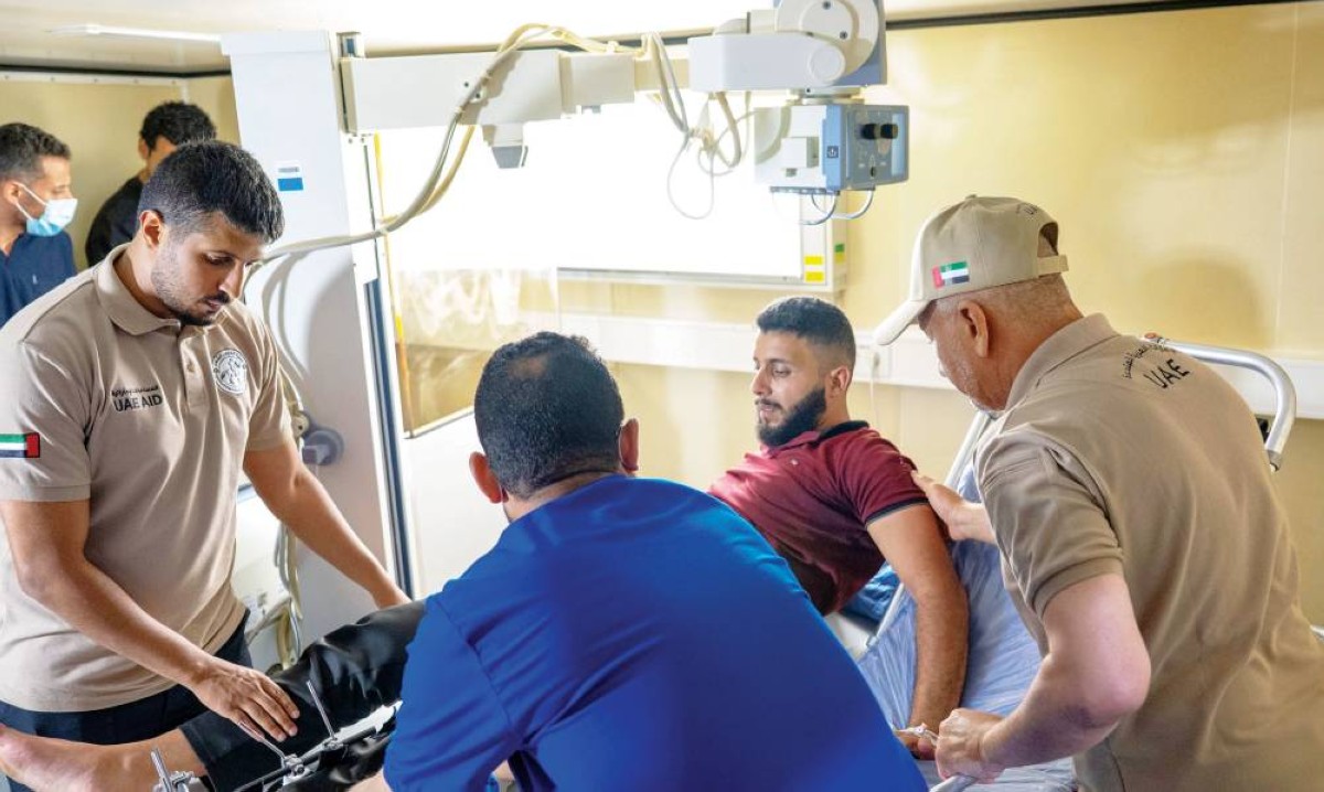  الإمارات زودت المستشفيات بالمستلزمات والاحتياجات للاستمرار في تقديم الخدمات العلاجية 