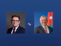 الملك الأردني ورئيس وزراء بريطانيا يبحثان الأوضاع بالمنطقة