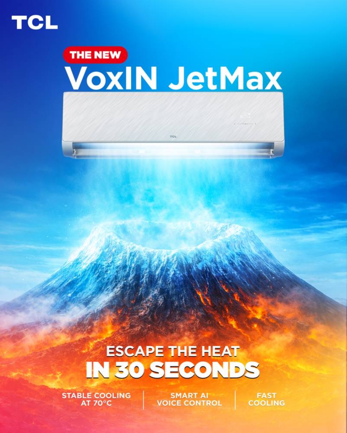 TCL تعزّز ريادتها العالمية في أجهزة التلفزيون وحلول التكييف مع إطلاق مكيف VoxIN JetMax في دولة الإمارات