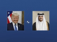 أمير قطر يبحث هاتفياً مع الرئيس الأمريكي جهود خفض التصعيد بين واشنطن وإيران