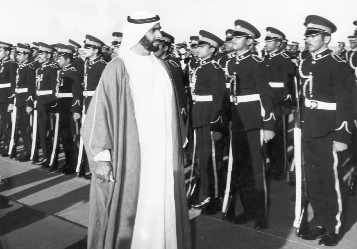 زايد أرسى دعائم القوات المسلحة وحماة الوطن