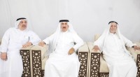 علي الشعفار خلال تقديمه واجب العزاء