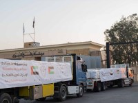 دخول 5 قوافل مساعدات إماراتية إلى قطاع غزة تحمل 683 طناً من المساعدات