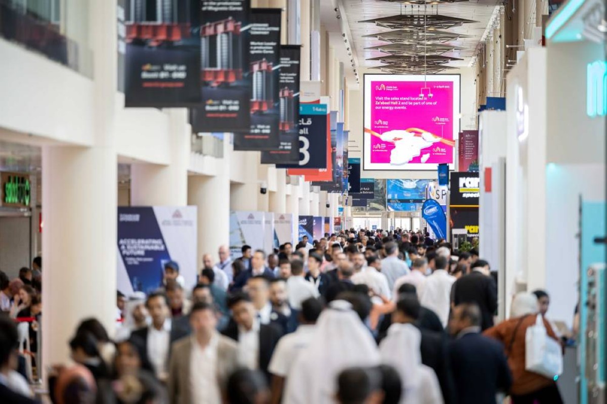 1528 شركة عالمية تشارك في معرض الشرق الأوسط للطاقة