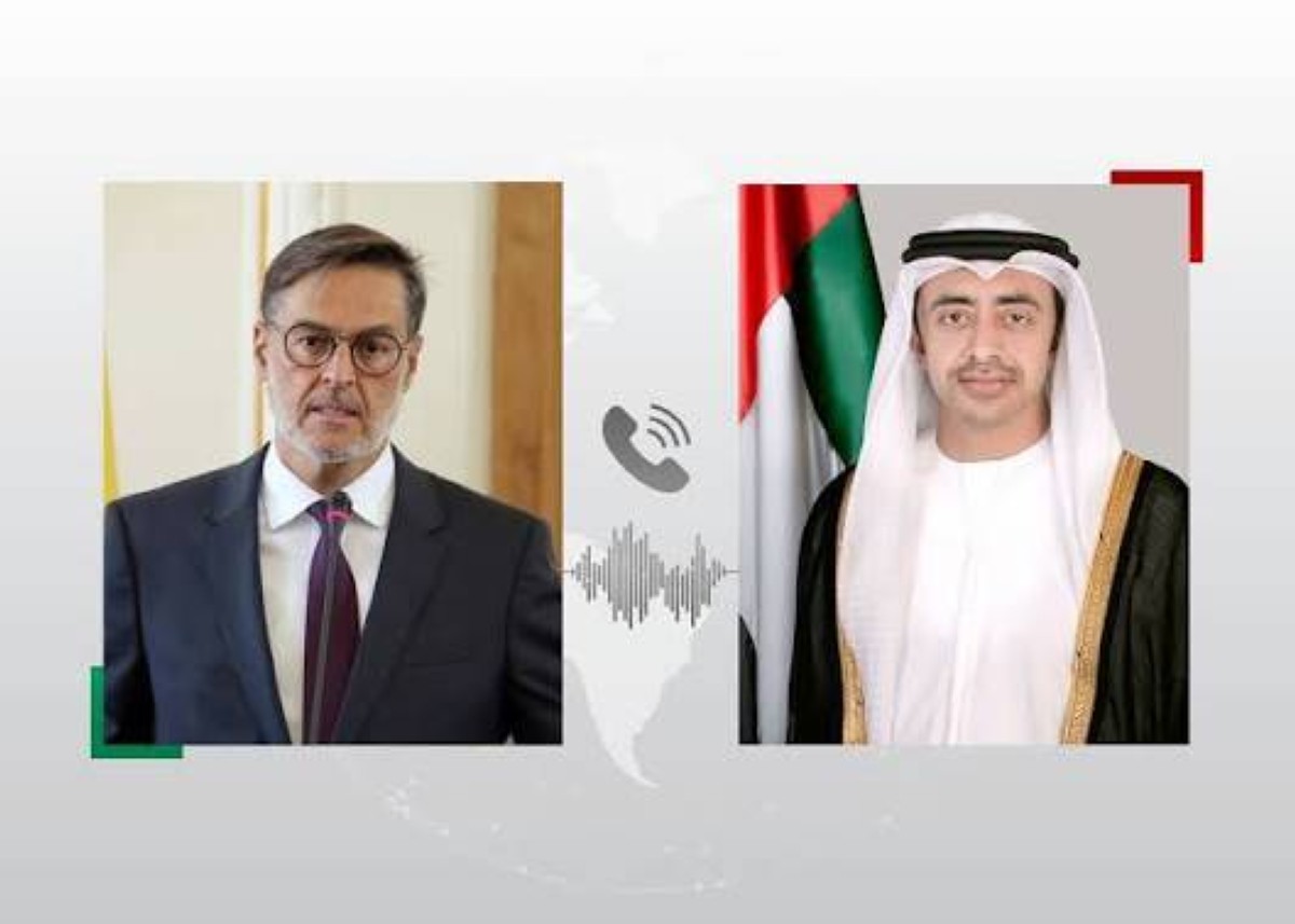 عبدالله بن زايد يهنئ هاتفياً وزير خارجية كولومبيا ويبحثان تعزيز العلاقات الثنائية بين البلدين