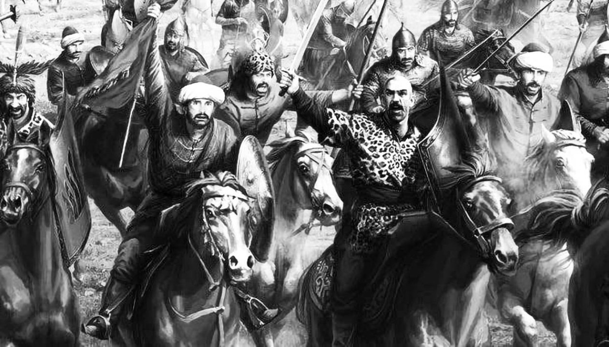 1514 الجيش العثماني ينتصر على الصفويين في معركة جالديران.