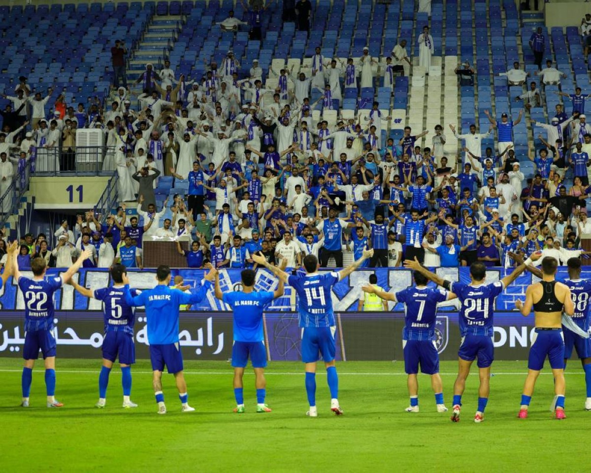 النصر في المجموعة الثانية وعجمان في الثالثة بدوري أبطال الخليج