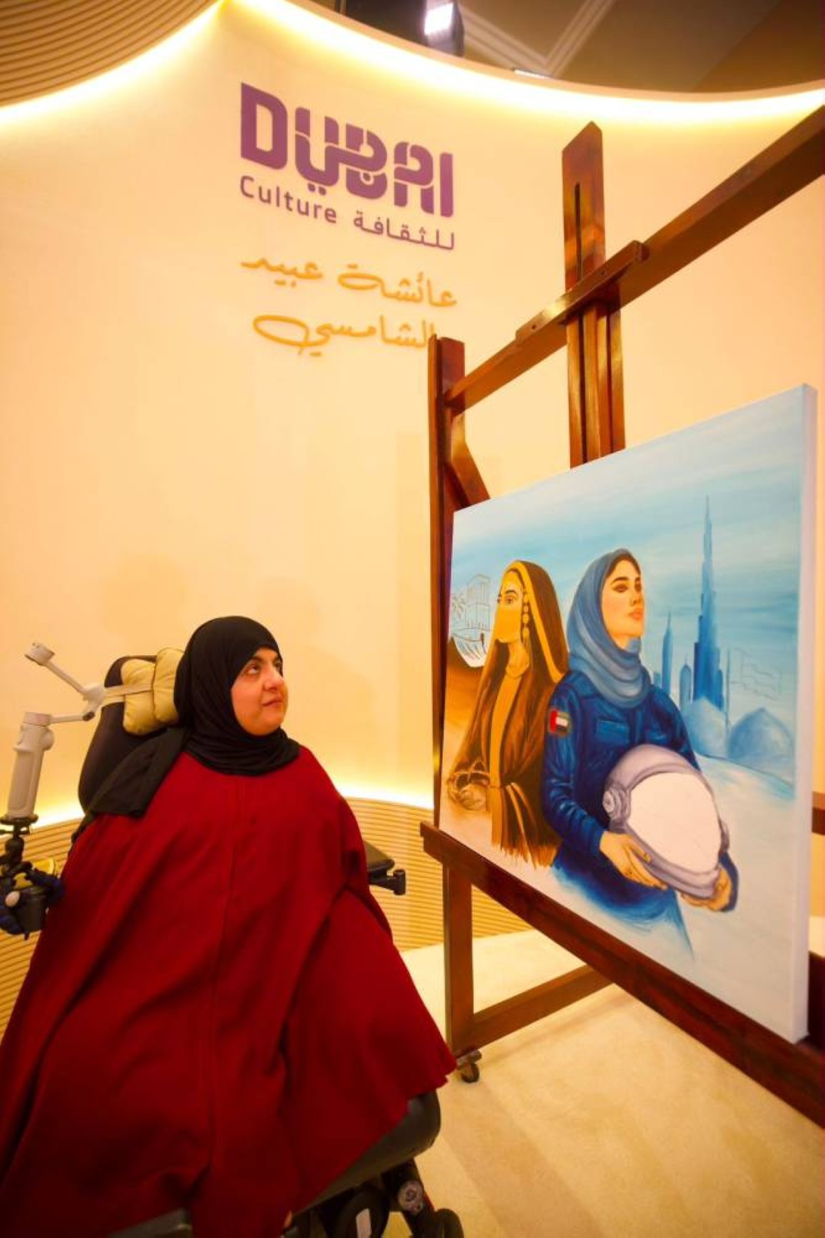 عائشة الشامسي… رسالة فنية تختصر مسيرة ابنة الإمارات