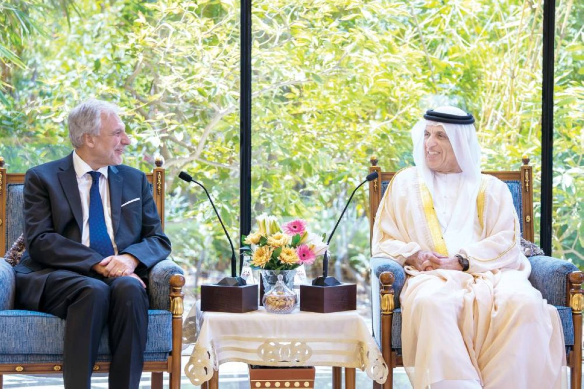 سعود بن صقر يبحث وقنصل هولندا تعزيز التعاون في إدارة الموارد المائية