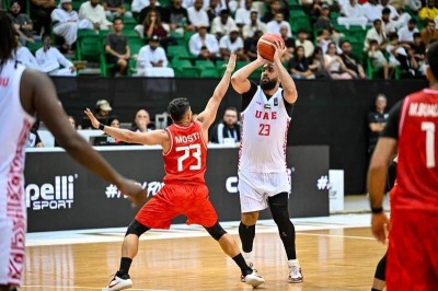 منتخب الإمارات يتأهل إلى الدور الثاني من تصفيات كأس آسيا للسلة
