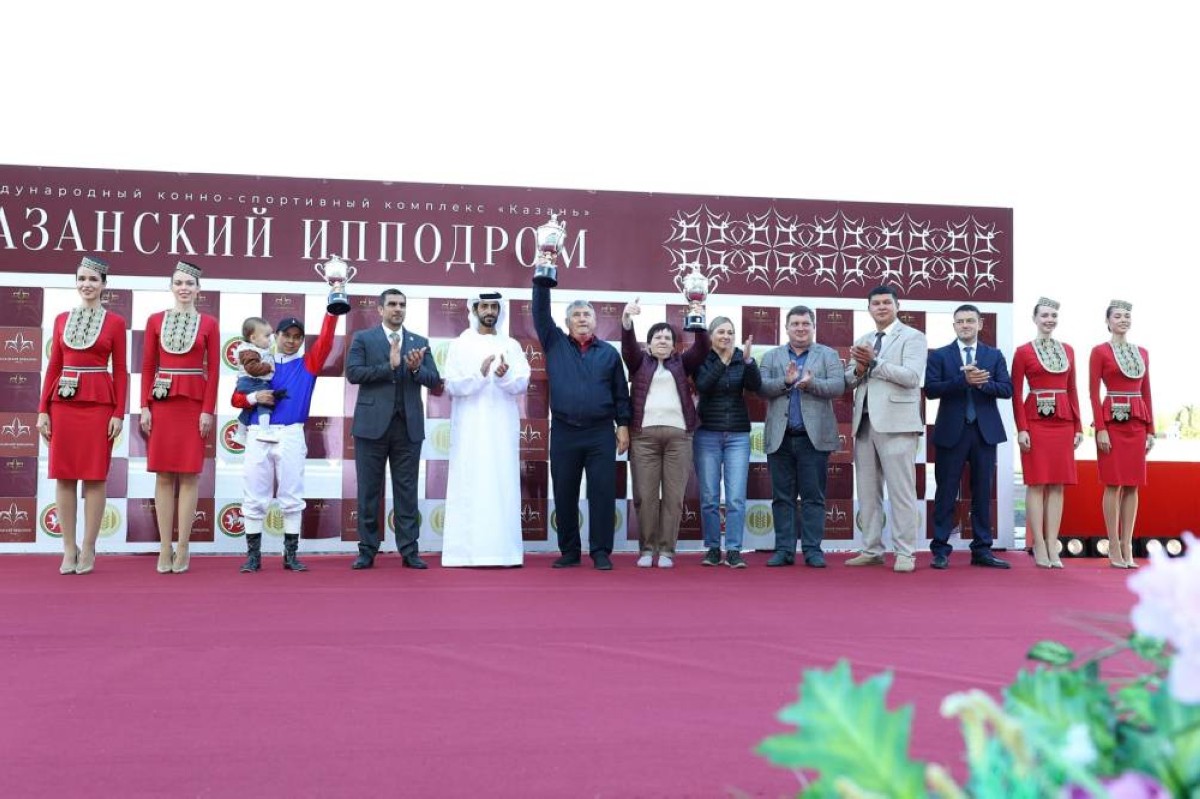 الجواد «فوسخود تيرسك» يتوج بلقب كأس رئيس الدولة للخيول العربية في كازان