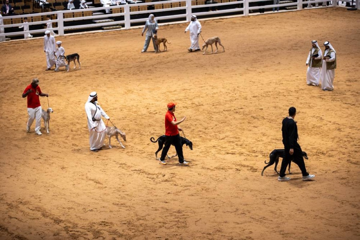 طلبة مدارس أبوظبي يستكشفون الموروث الإماراتي بمعرض أبوظبي للصيد