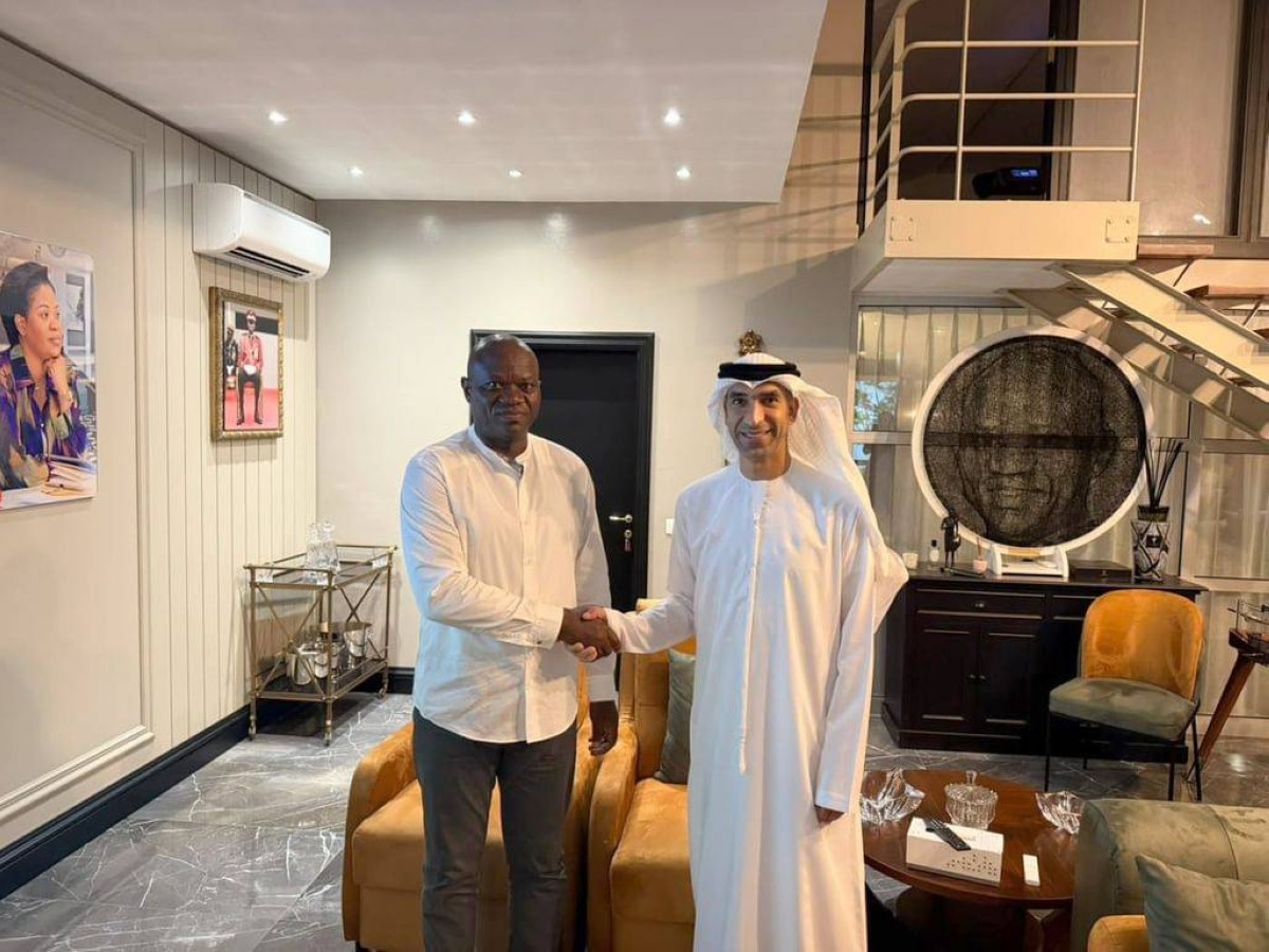 رئيس الغابون يستقبل ثاني الزيودي ويؤكد الحرص على تطوير الشراكة التجارية والاستثمارية مع الإمارات