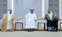 أحمد بن محمد يحضر أفراح المنصوري والغرير