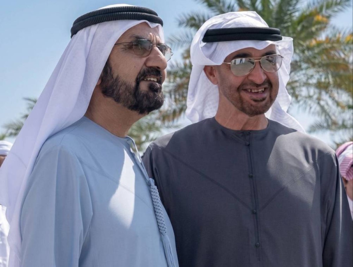 محمد بن راشد في رسالة لأخيه محمد بن زايد: أنت روح الوطن تتوحد حولك القلوب وتمضي خلفك الحشود