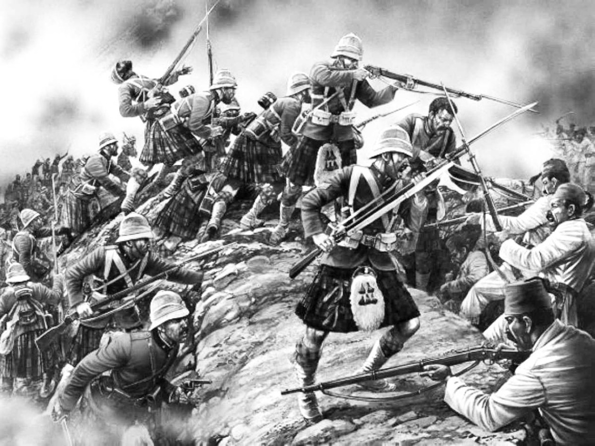1882 -   هزيمة أحمد عرابي في معركة التل الكبير وبداية الاحتلال الإنجليزي لمصر