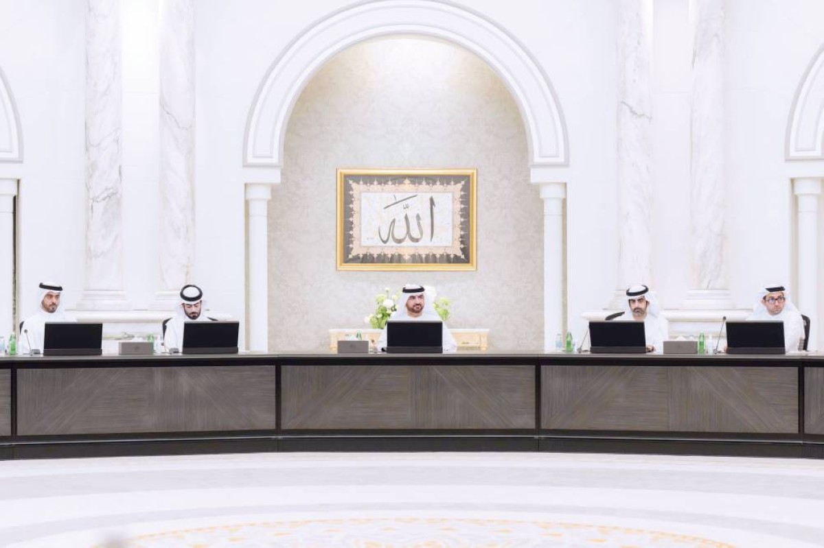 عبدالله بن سالم مترئساً اجتماع المجلس التنفيذي لإمارة الشارقة