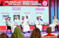 فايز السعيد وعلي الخوار وسهيل العبدول خلال الجلسة  | تصوير: دينيس ملاري
