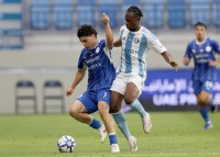 النصر يقسو على يونايتد بثلاثية في كأس «أديب»