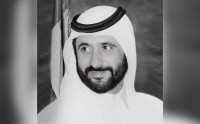 منصور بن محمد ناعياً أحمد بن راشد: نودّعه اليوم بالدعاء والذكر الطيب