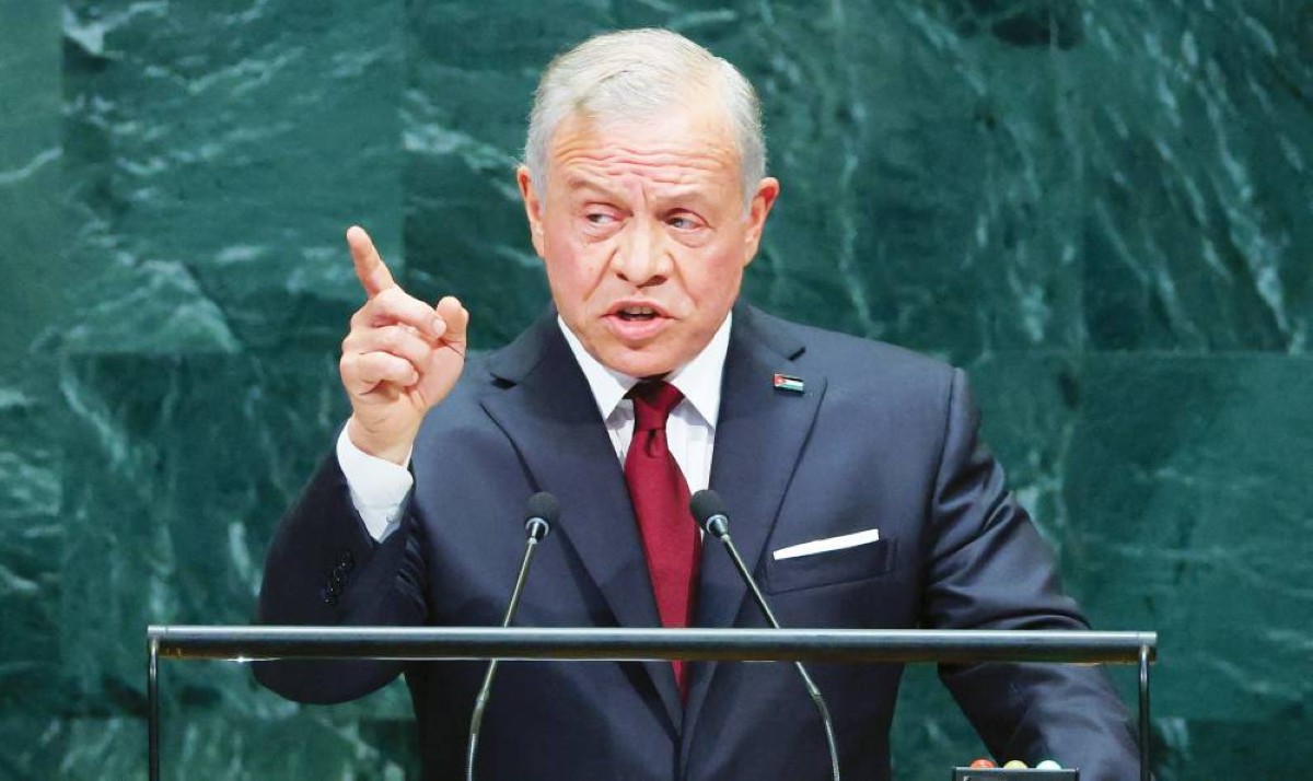 عبدالله الثاني خلال كلمته في الأمم المتحدة