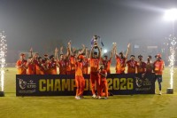«غلف جاينتس» بطل الدوري الدولي للكريكيت T20 بدبي