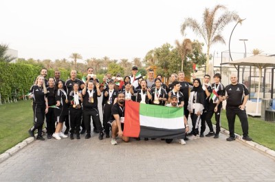 54 ميدالية للأولمبياد الخاص الإماراتي في الألعاب الإقليمية بالقاهرة
