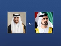 محمد بن راشد يتقبّل هاتفياً تعازي أمير دولة قطر في وفاة الشيخ أحمد بن راشد