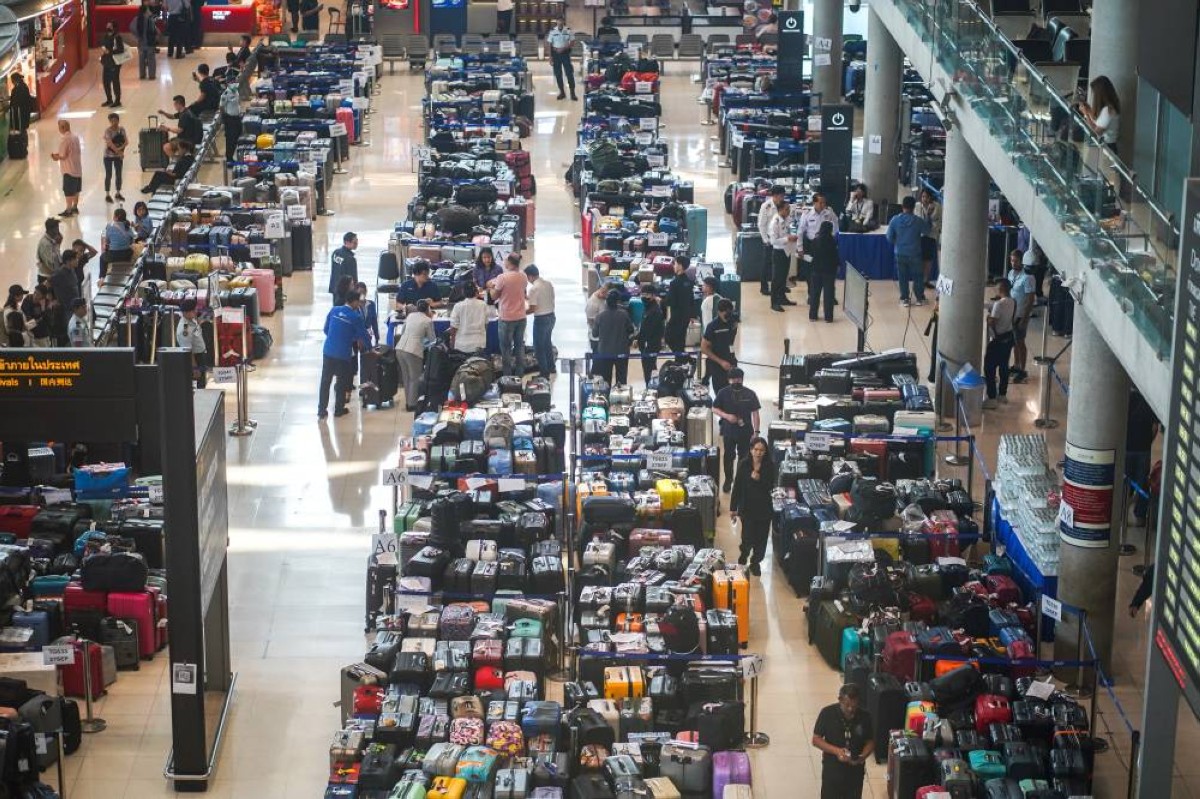 التخلص من 5000 حقيبة عالقة في مطار بانكوك
