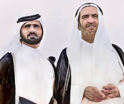 محمد بن راشد لـ راشد بن سعيد: أراك كل يوم في دبي وفي أحلام أجيالها